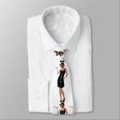 gatsby lady, klaar voor feest, art deco stijl, stropdas (Gebonden)
