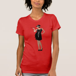 gatsby lady, klaar voor feest, art deco stijl, t-shirt