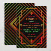 Gatsby Miami Nieuwjaar 1920 Kaart (Voorkant / Achterkant)