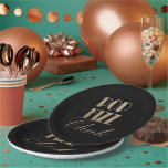 Gatsby party Gold en Black Pop Fizz Clink Papieren Bordje<br><div class="desc">New Year Eve Gold en Black Pop Fizz Clink papieren borden. Faux Gold foil Pop Fizz Clink feestartikelen voor Great Gatsby stijl New Year Eve party,  Art deco bruiloft,  1920s thema vrijgezellenfeest feestartikelen.</div>