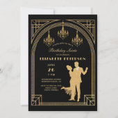 Gatsby Roaring 20s Deco kroonluchters Lijst Verjaa Kaart (Voorkant)