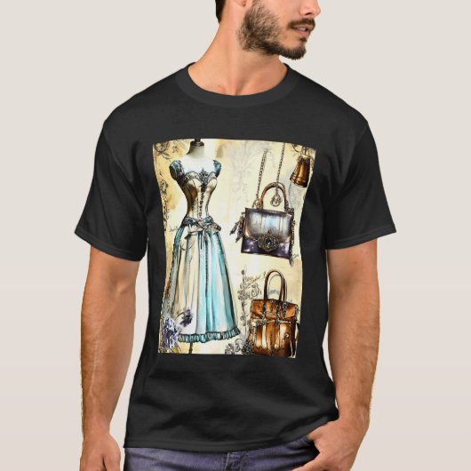 Gatsby Roaring Twenties mode trend T-shirt (Voorkant)
