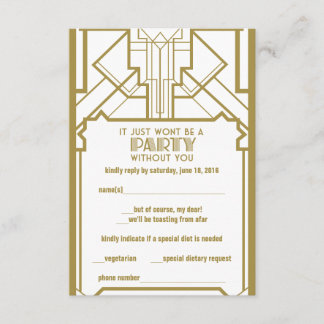 Gatsby RSVP 1920 Kaartje