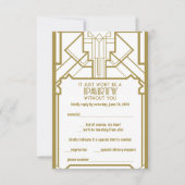 Gatsby RSVP 1920 Kaartje (Voorkant)