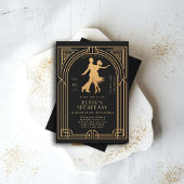 Gatsby Speakeasy Roaring 20 Flapper Dance Verjaard Kaart