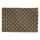 Gatsby Style Art Deco Fan Pattern Kussensloop (Achterkant)