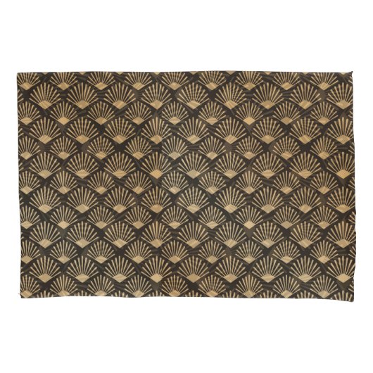 Gatsby Style Art Deco Fan Pattern Kussensloop (Voorkant)