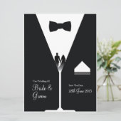 Gatsby Style - Art Deco-trouwuitnodiging Save The Date (Staand voorkant)