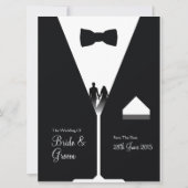 Gatsby Style - Art Deco-trouwuitnodiging Save The Date (Voorkant)