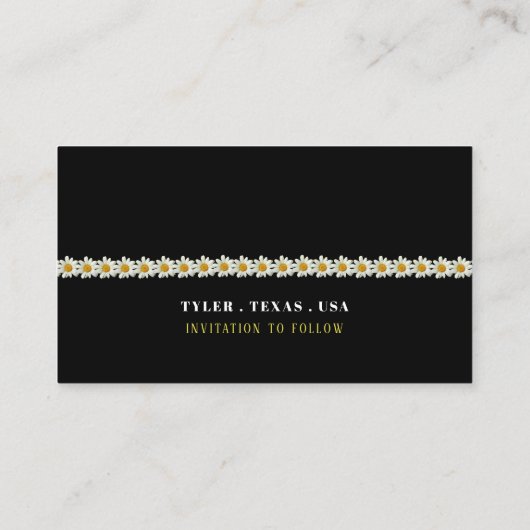 Gatsby Style Floral, sla de datum op Informatiekaartje (Achterkant)