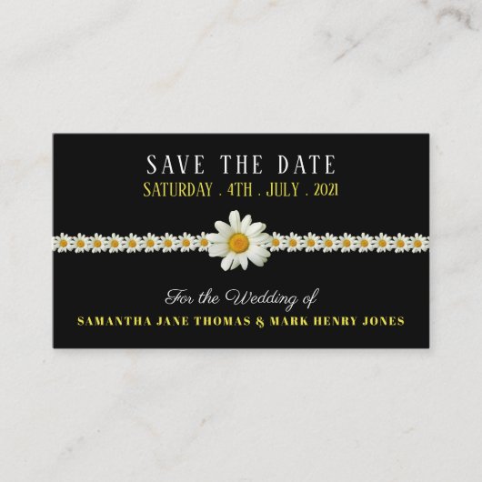 Gatsby Style Floral, sla de datum op Informatiekaartje (Voorkant)