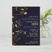 Gatsby Style, Murder Mystery Birthday Party Kaart (Staand voorkant)