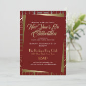 Gatsby Style NYE Gold Silver KIESCOLOR Kaart (Staand voorkant)