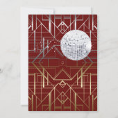 Gatsby Style NYE Gold Silver KIESCOLOR Kaart (Achterkant)