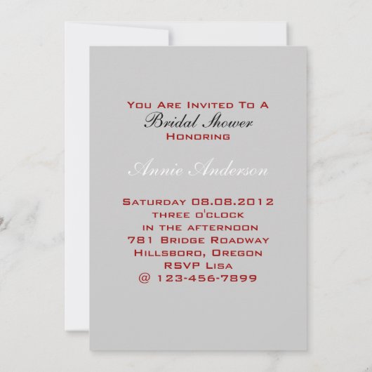 Gatsby zwart wit damask parijs vrijgezellenfeest kaart (Achterkant)