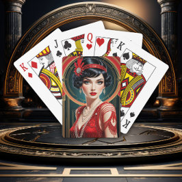 Gatsby's Gouden Glamour Pokerkaarten