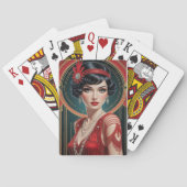 Gatsby's Gouden Glamour Pokerkaarten (Achterkant)