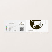 GATTOOS Folded Visitekaartje (Buitenkant ongevouwen)