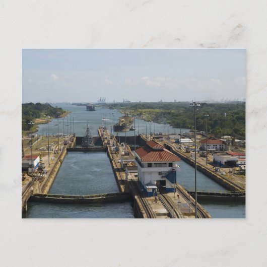 Gatun Locks 7 Briefkaart (Voorkant)