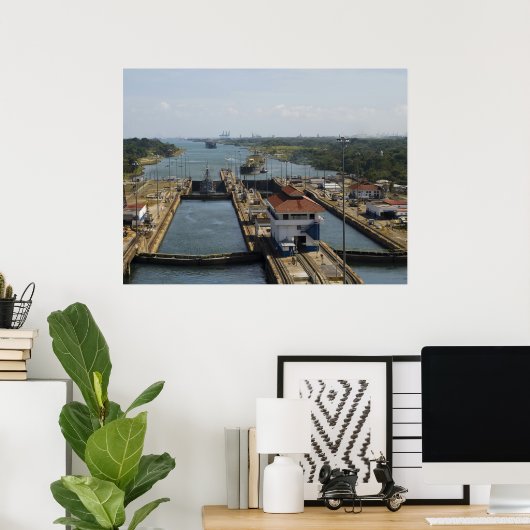 Gatun Locks 7 Poster (Thuiskantoor)