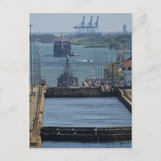 Gatun Locks 8 Briefkaart (Voorkant)