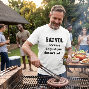 Gatvol - Grappige Zuid-Afrikaanse straattaal Tri-Blend Shirt