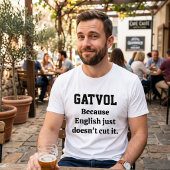 Gatvol - Grappige Zuid-Afrikaanse straattaal Tri-Blend Shirt