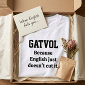 Gatvol - Grappige Zuid-Afrikaanse straattaal Tri-Blend Shirt