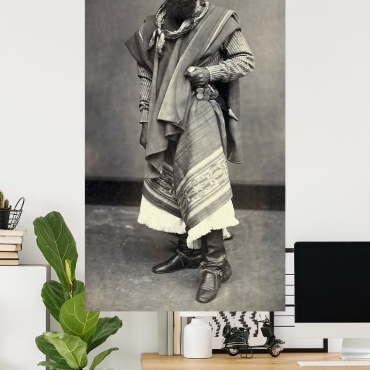 Gaucho of the Argentine Republic 1868 Poster (Thuiskantoor)