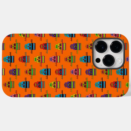 Gaucho Sugar Skull Case-Mate iPhone Case (Achterkant (horizontaal))