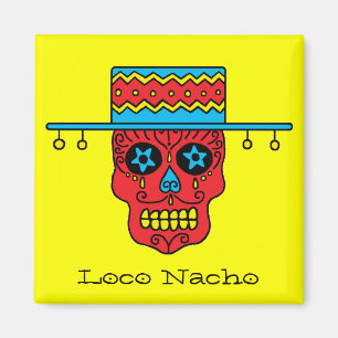 Gaucho Sugar Skull Magneet