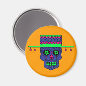 Gaucho Sugar Skull Magneet (Voorkant / Achterkant)