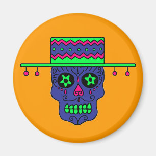 Gaucho Sugar Skull Magneet