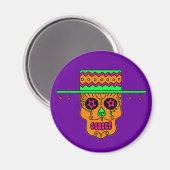 Gaucho Sugar Skull Magneet (Voorkant / Achterkant)