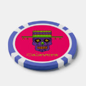 Gaucho Sugar Skull Pokerchips (Enkel)