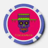 Gaucho Sugar Skull Pokerchips (Achterkant)