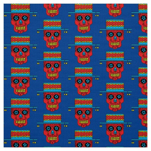 Gaucho Sugar Skull Stof (Swatch)