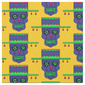 Gaucho Sugar Skull Stof (Close Up)
