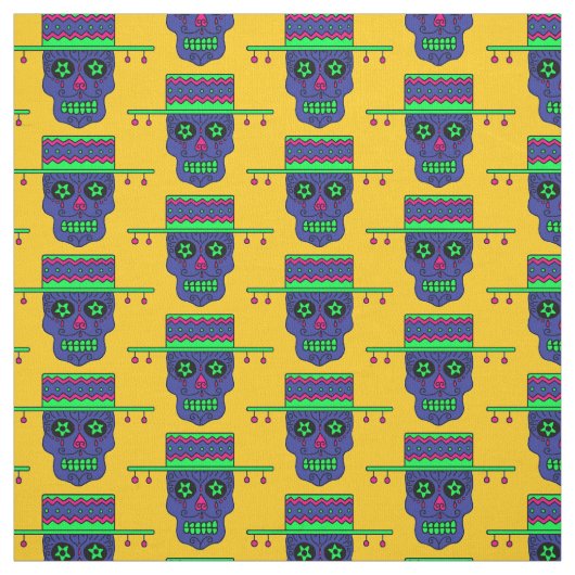 Gaucho Sugar Skull Stof (Swatch)