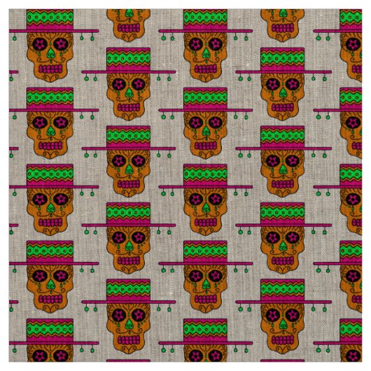 Gaucho Sugar Skull Stof (Swatch)