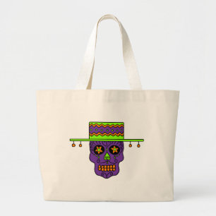Gaucho Suiker Schedel Grote Tote Bag