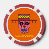 Gaucho Suiker Schedel Pokerchips (Achterkant)