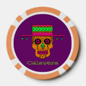 Gaucho Suiker Schedel Pokerchips (Achterkant)