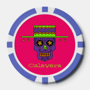 Gaucho Suiker Schedel Pokerchips