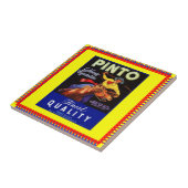 "Gaucho Tegel- groenten ad-Circa 1940" Tegeltje (Zijkant)