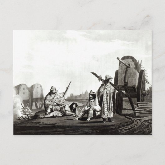 Gauchos van Tucuman, 1820 Briefkaart (Voorkant)