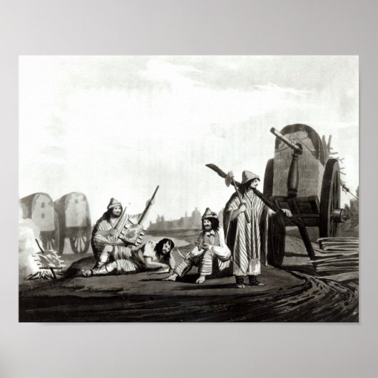 Gauchos van Tucuman, 1820 Poster (Voorkant)