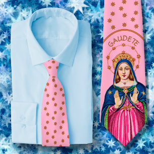 Gaudete! (Nederlands: Verblijd u) Bovenlichaam BVM Stropdas