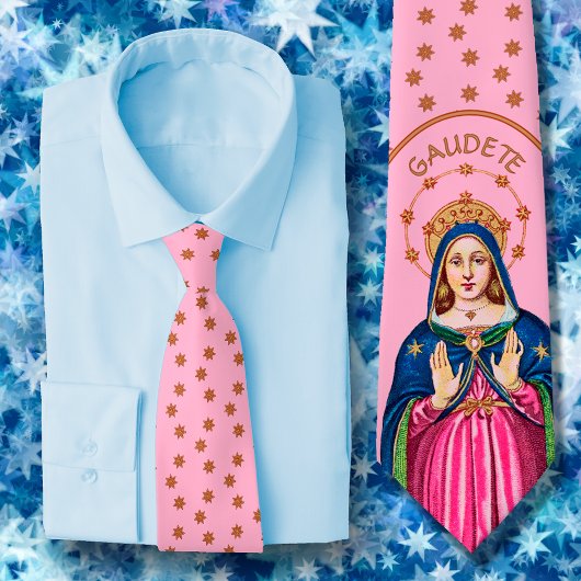 Gaudete! (Nederlands: Verblijd u) Bovenlichaam BVM Stropdas