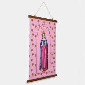 Gaudete! (Rejoice!) with Standing BVM Advent Hangend Wandkleed (Gebogen)